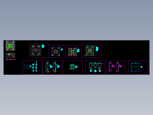 平板电脑打预弧模具设计图