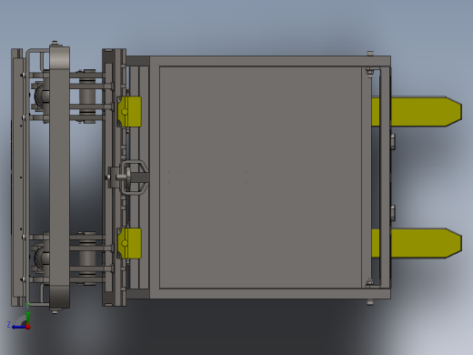 叉车托盘右视缩略图