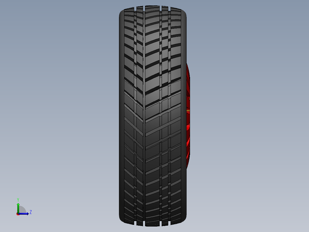 轮胎、车轮、轮毂(58)左视图