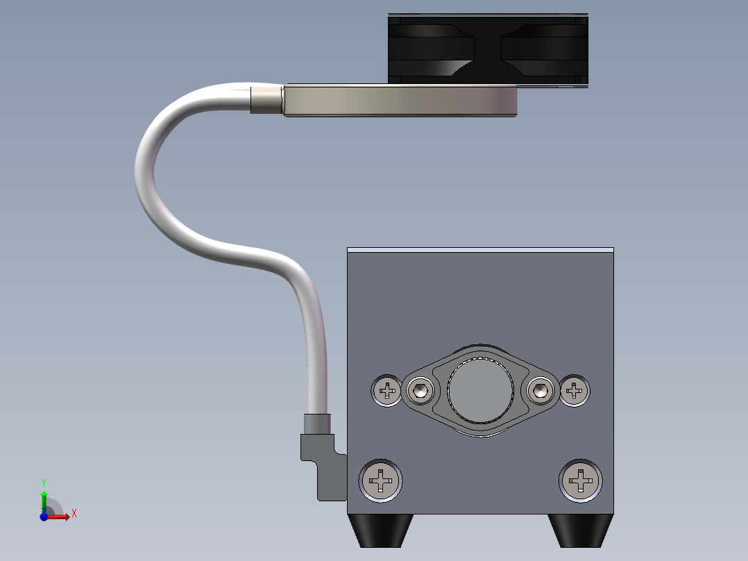 多功能焊接夹具前视图