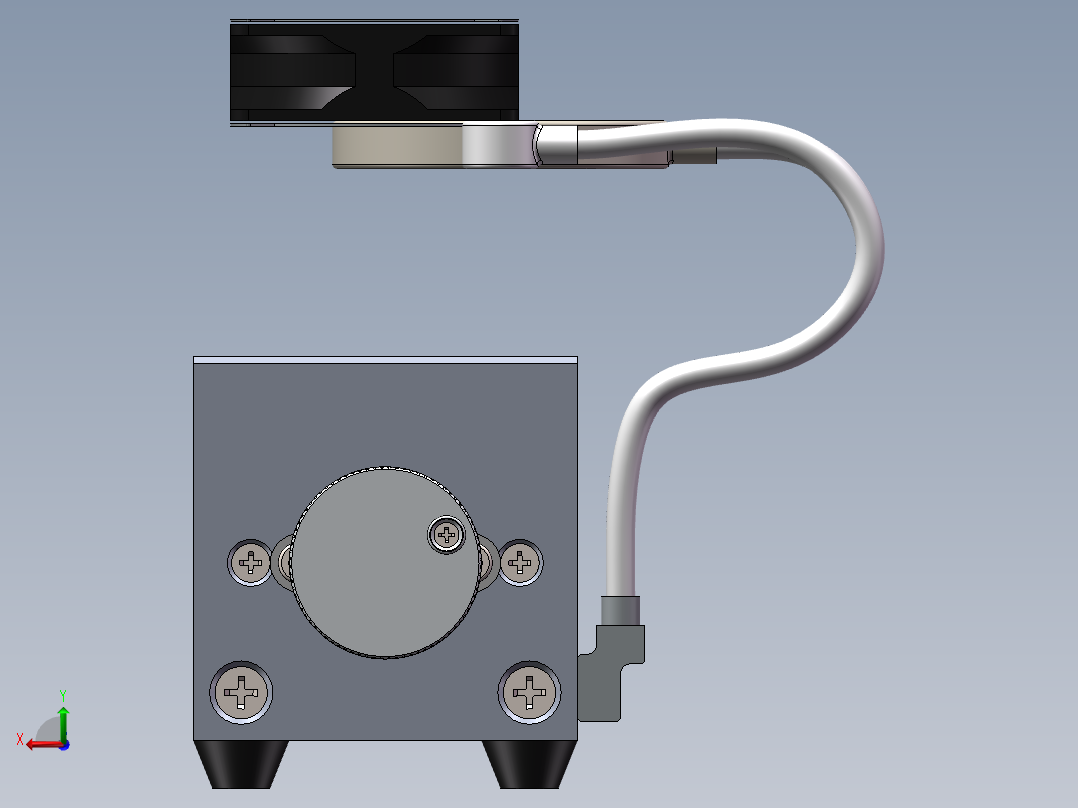 多功能焊接夹具后视图