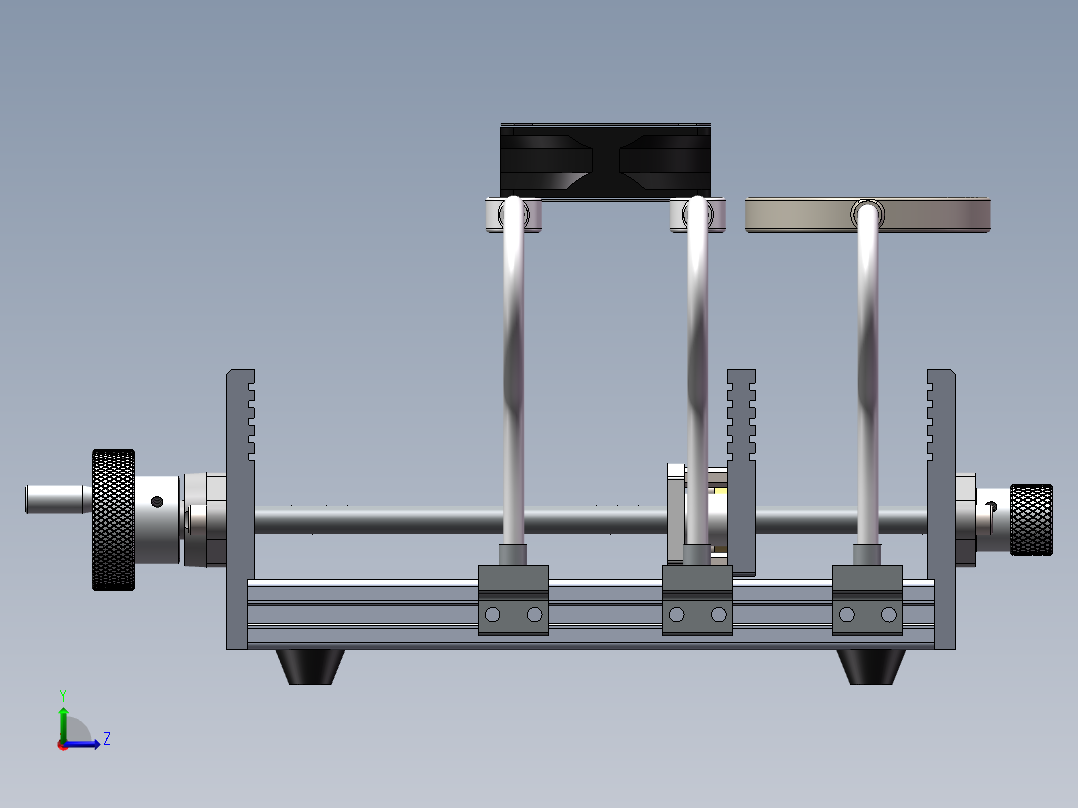 多功能焊接夹具左视图