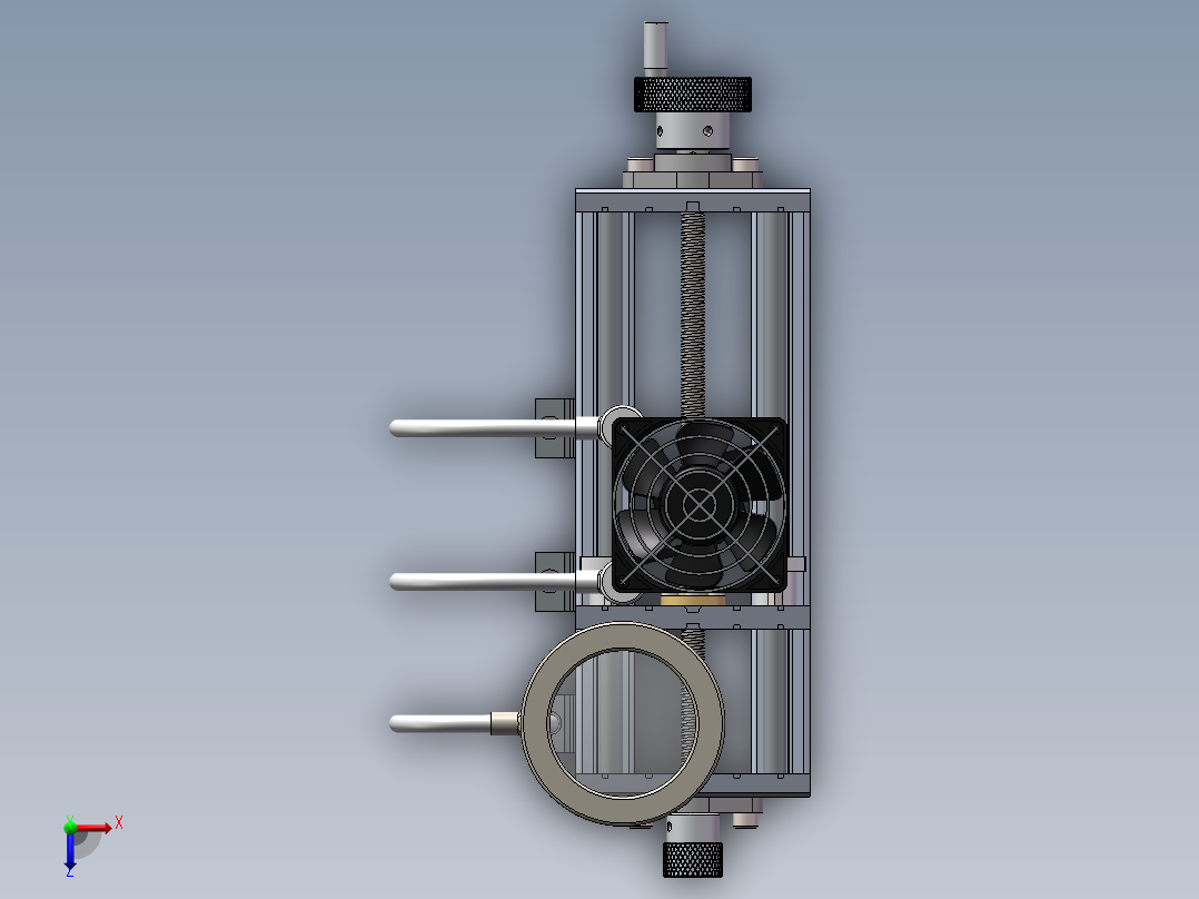 多功能焊接夹具俯视图