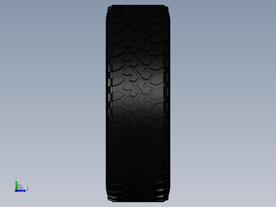 轮胎、车轮、轮毂(14)左视图