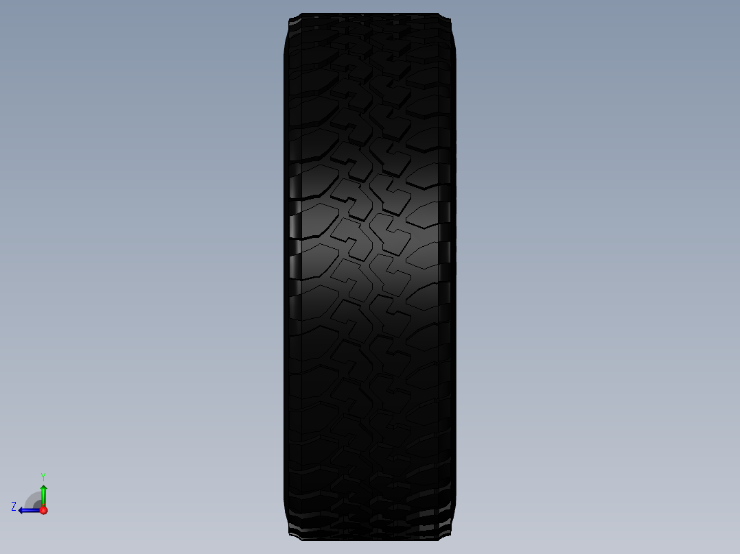 轮胎、车轮、轮毂(14)右视图