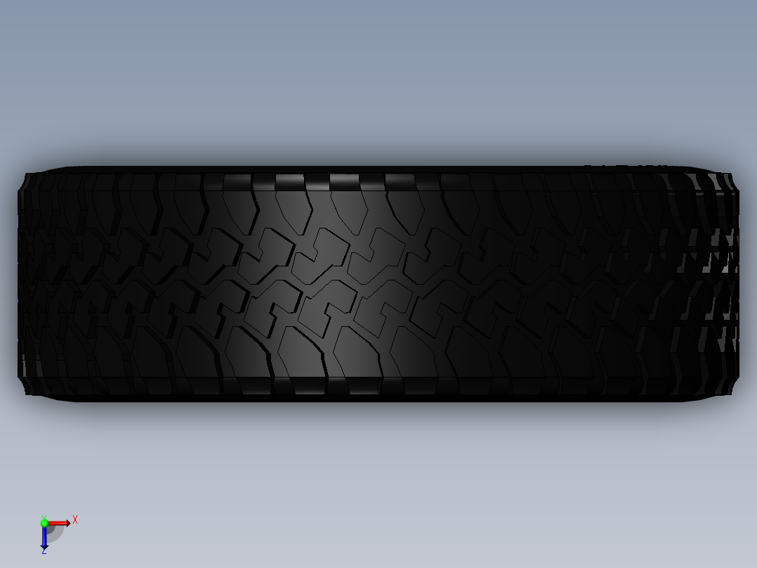 轮胎、车轮、轮毂(14)俯视图