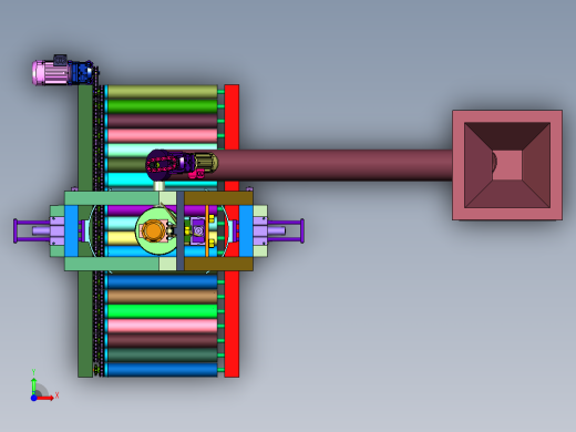 坛封泥加工流水线前视缩略图