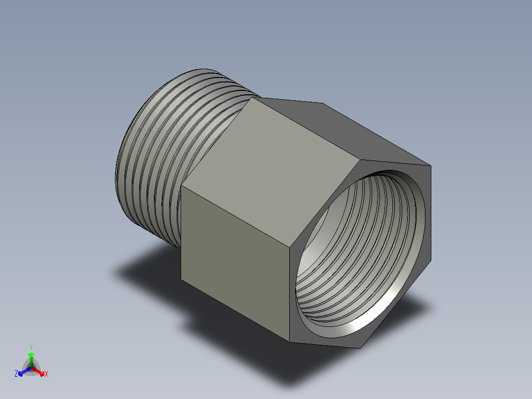 螺纹管转接头-内外丝等径 DN20