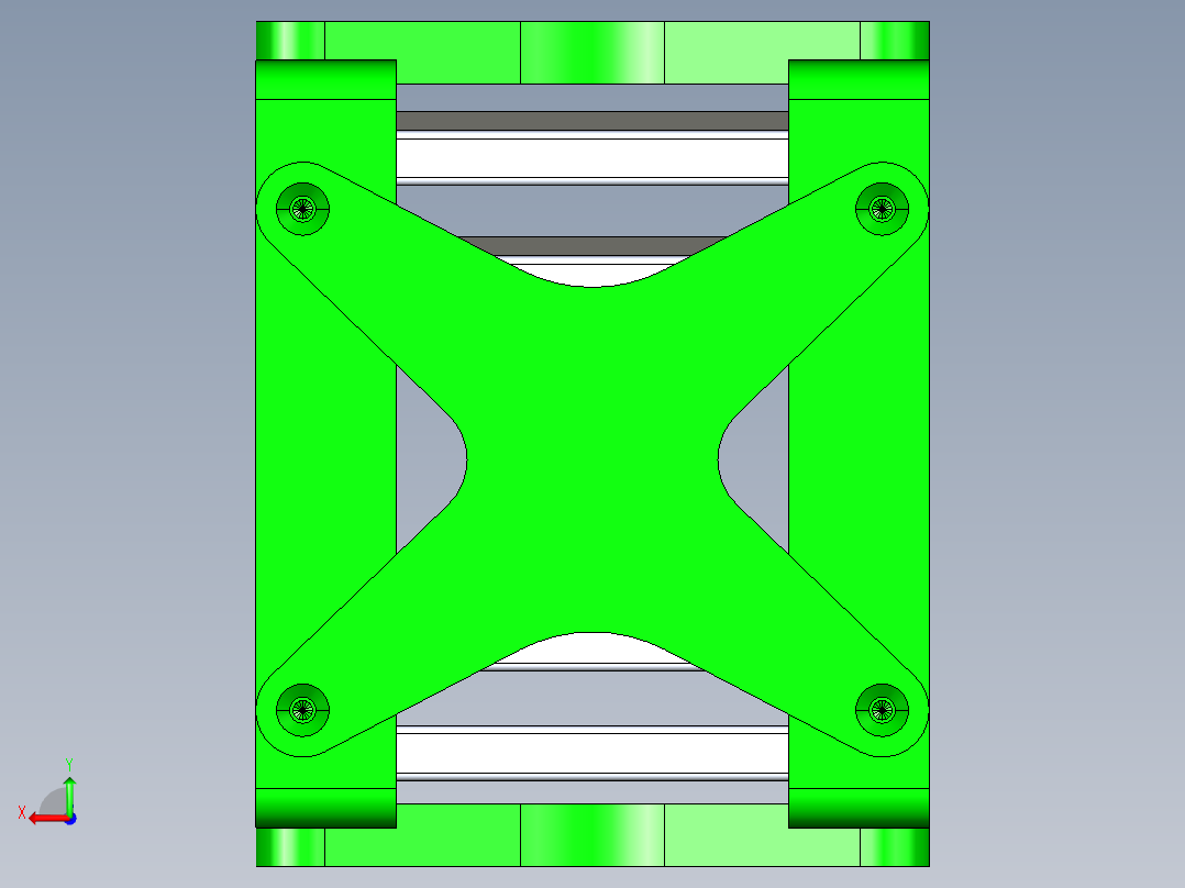 SSD_HDD存储架后视图