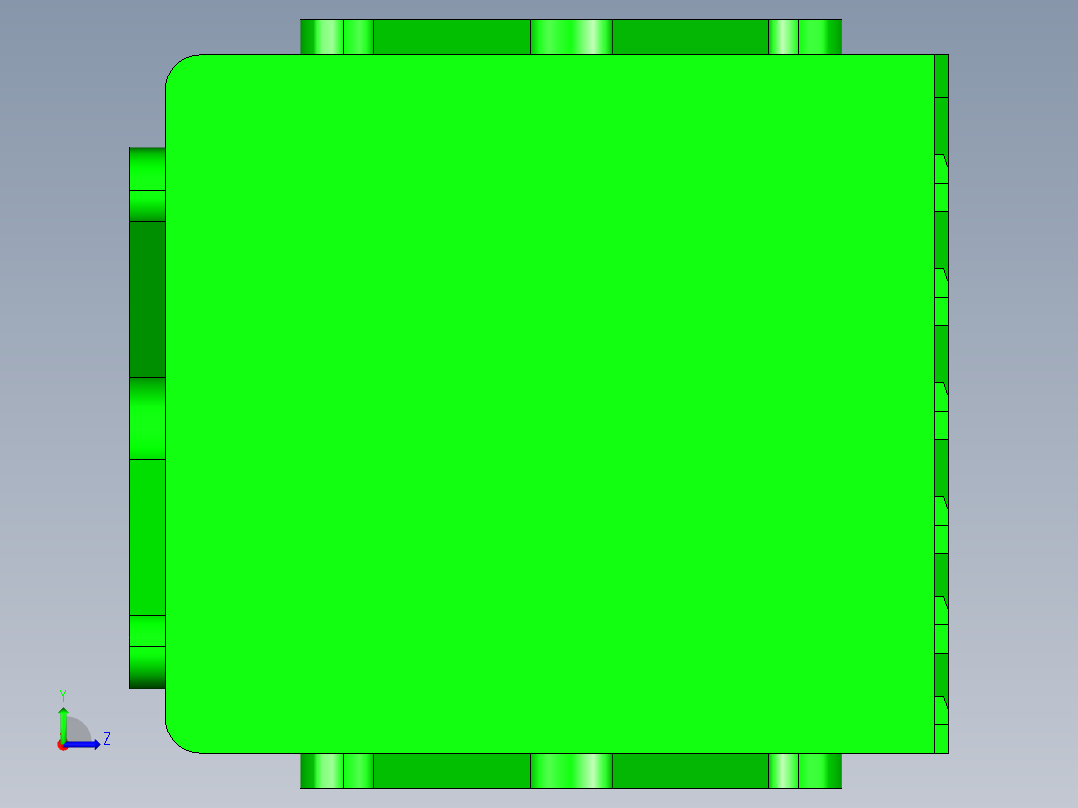 SSD_HDD存储架左视图