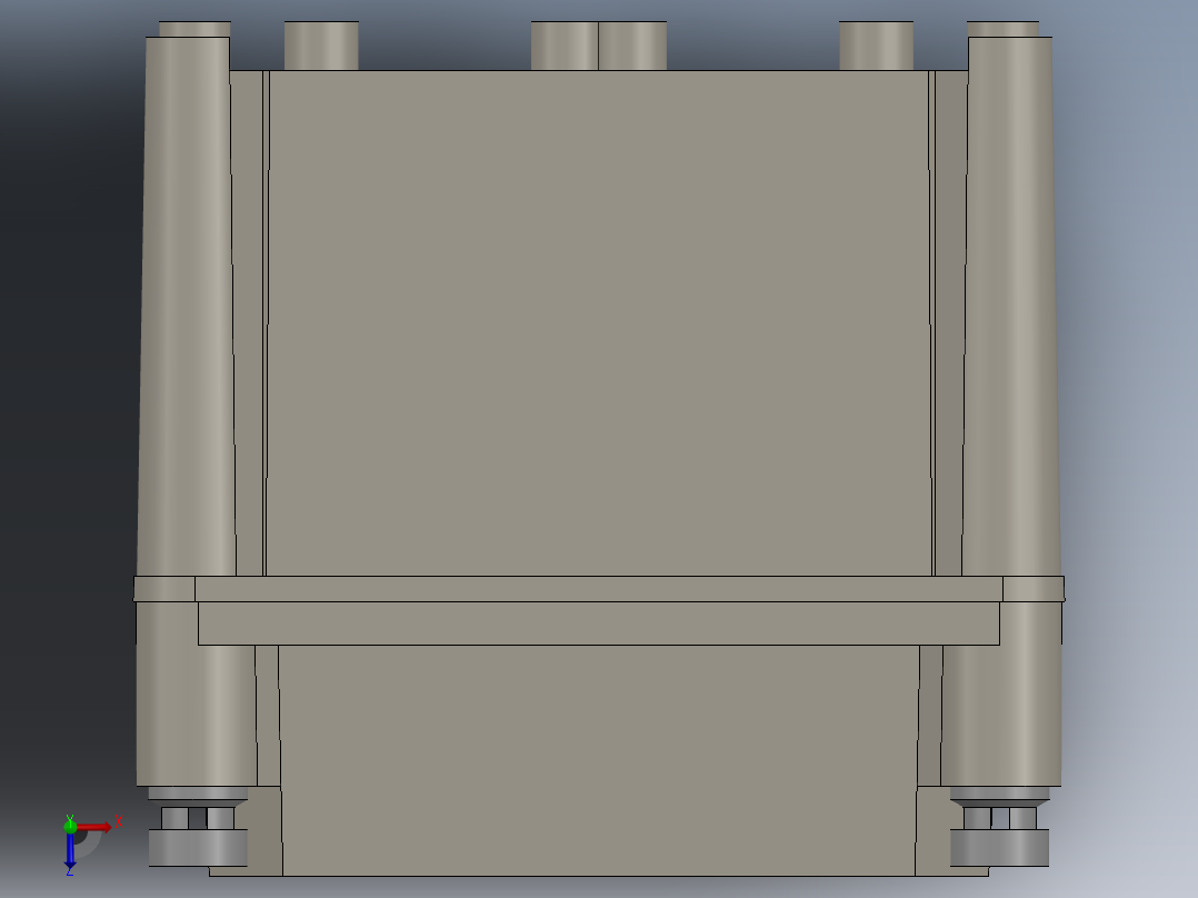 用于电气终端的塑料盒2俯视图