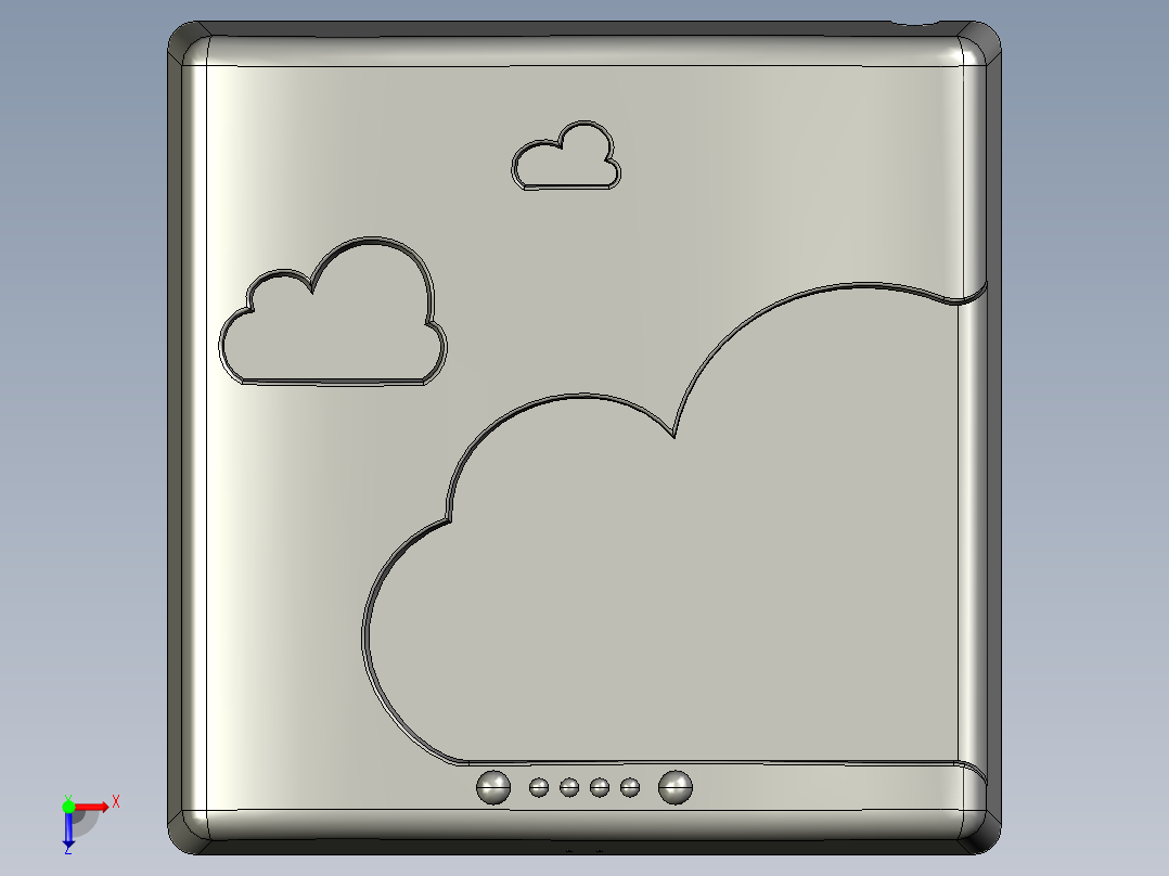 airpatrol控制器外壳1 11俯视图