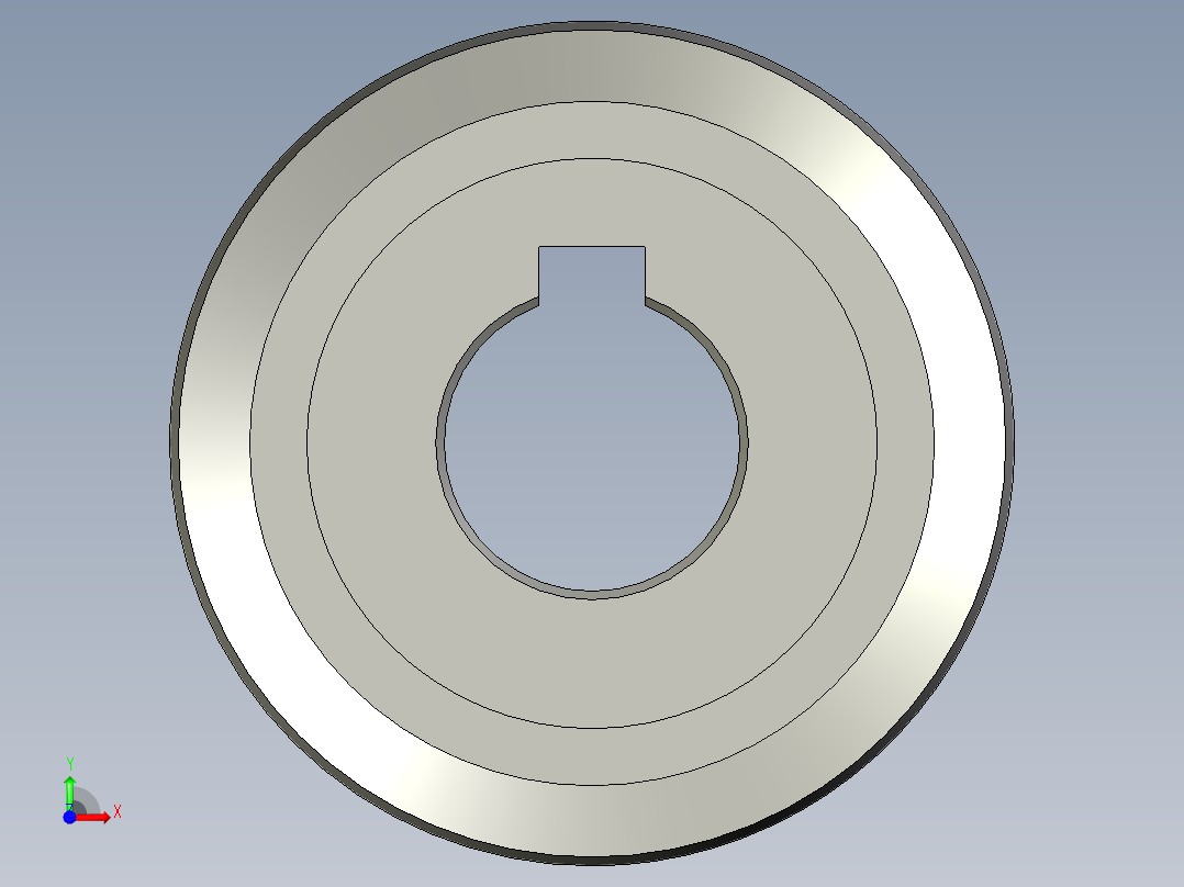 同步轮EAF31-XL037-20-A-N-d14前视图
