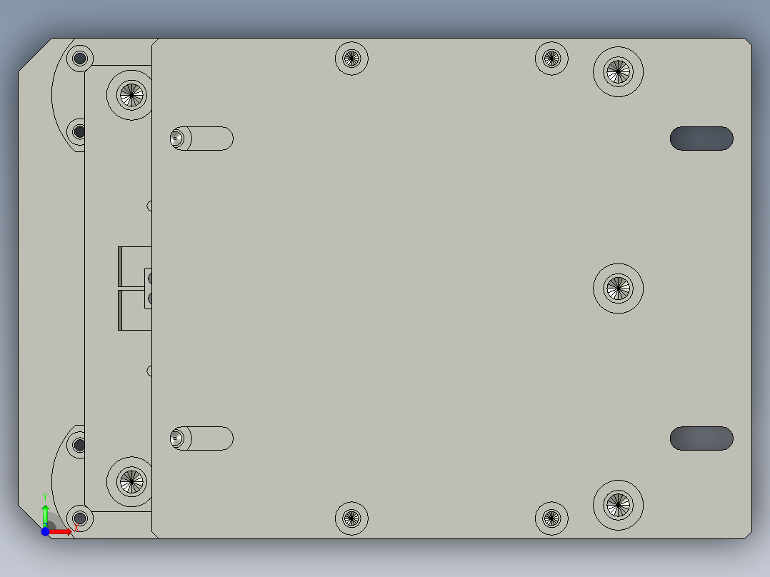 校正毛刷总成毛刷前视图