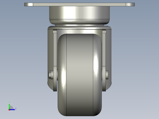 1335-009-3寸低重心载重万向轮600公斤耀程固定孔距775安装孔径105-左视缩略图