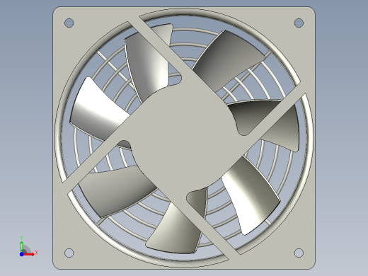 112025FXDS尺寸120x120x25-24V带铁丝护盖前视缩略图