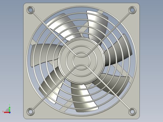 112025FXDS尺寸120x120x25-24V带铁丝护盖后视缩略图