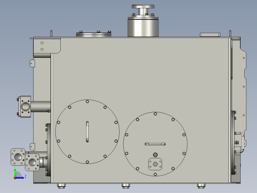 液压油箱动力单元油箱铁质方形左视缩略图