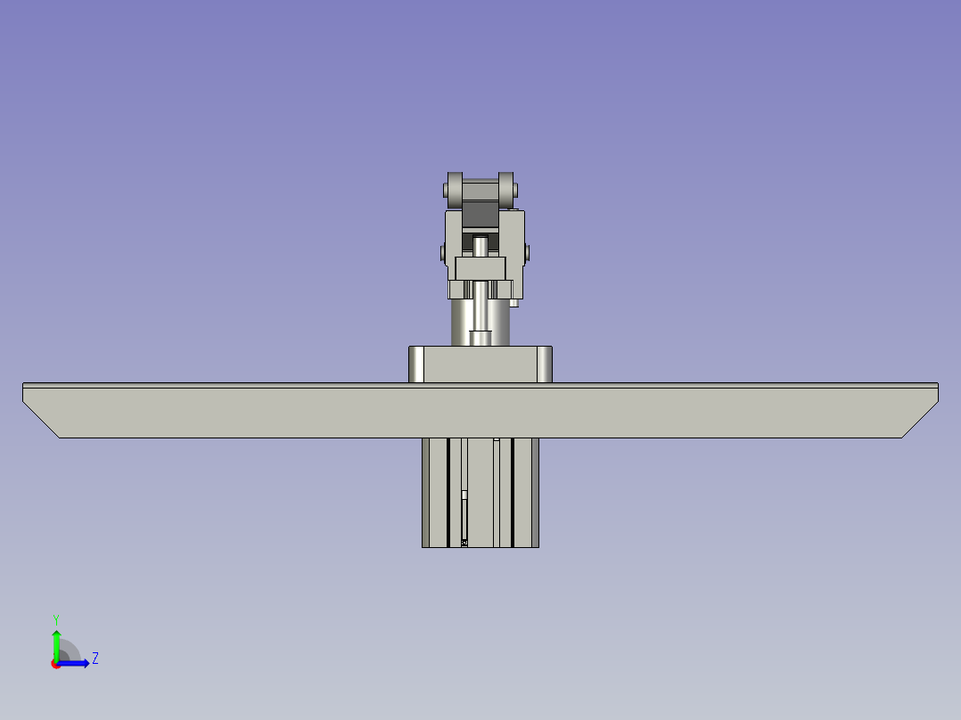 wu顶起卡位机构装配体2OM左视图