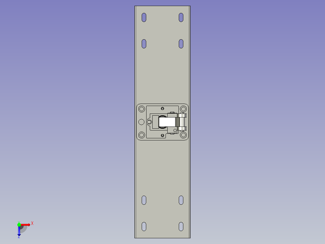 wu顶起卡位机构装配体2OM俯视图