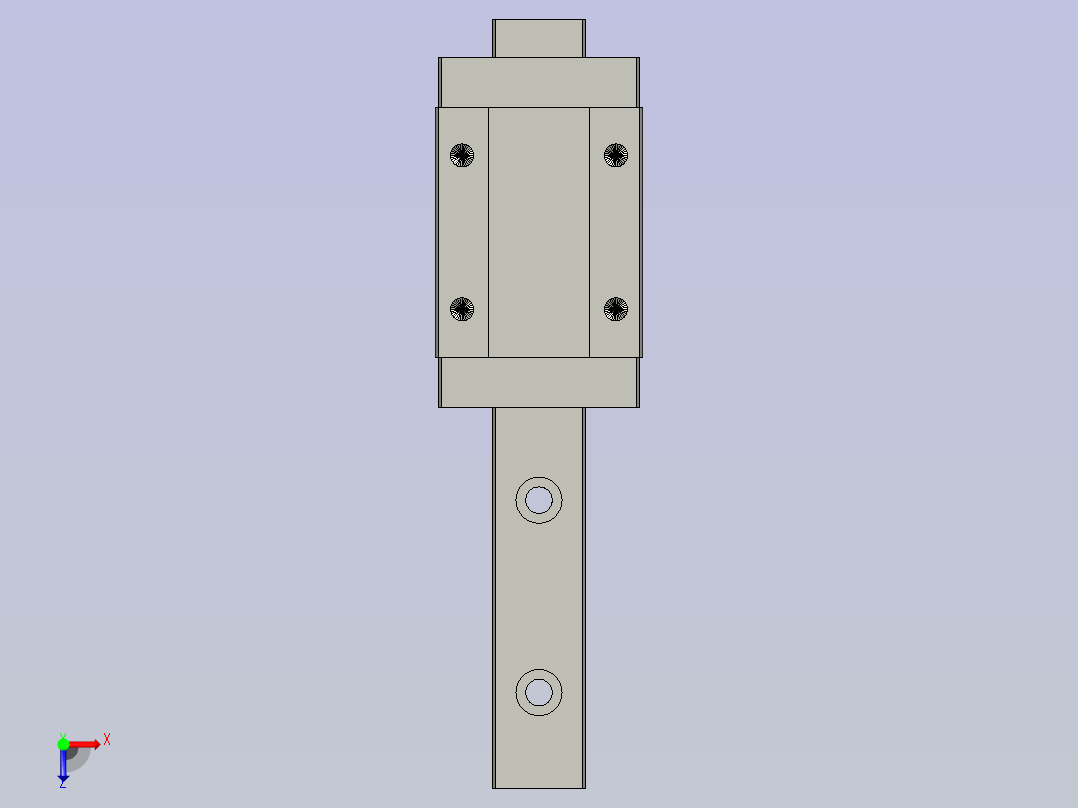 MGN12H1R100H俯视图