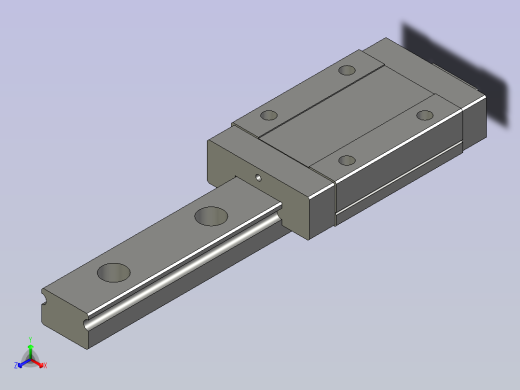 MGN12H1R100H正等轴测缩略图