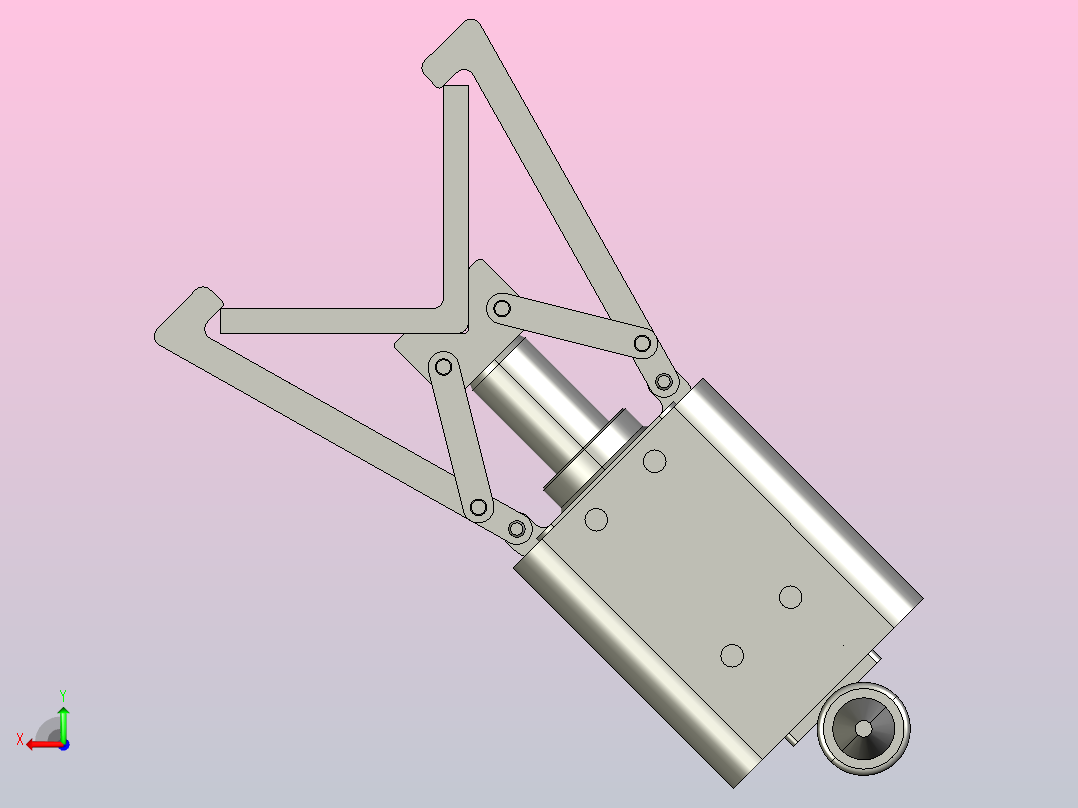 攀爬机械人+cad后视图