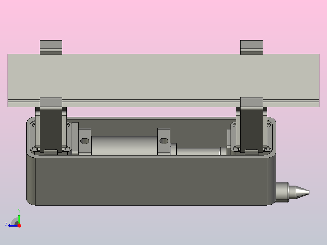 攀爬机械人+cad右视图