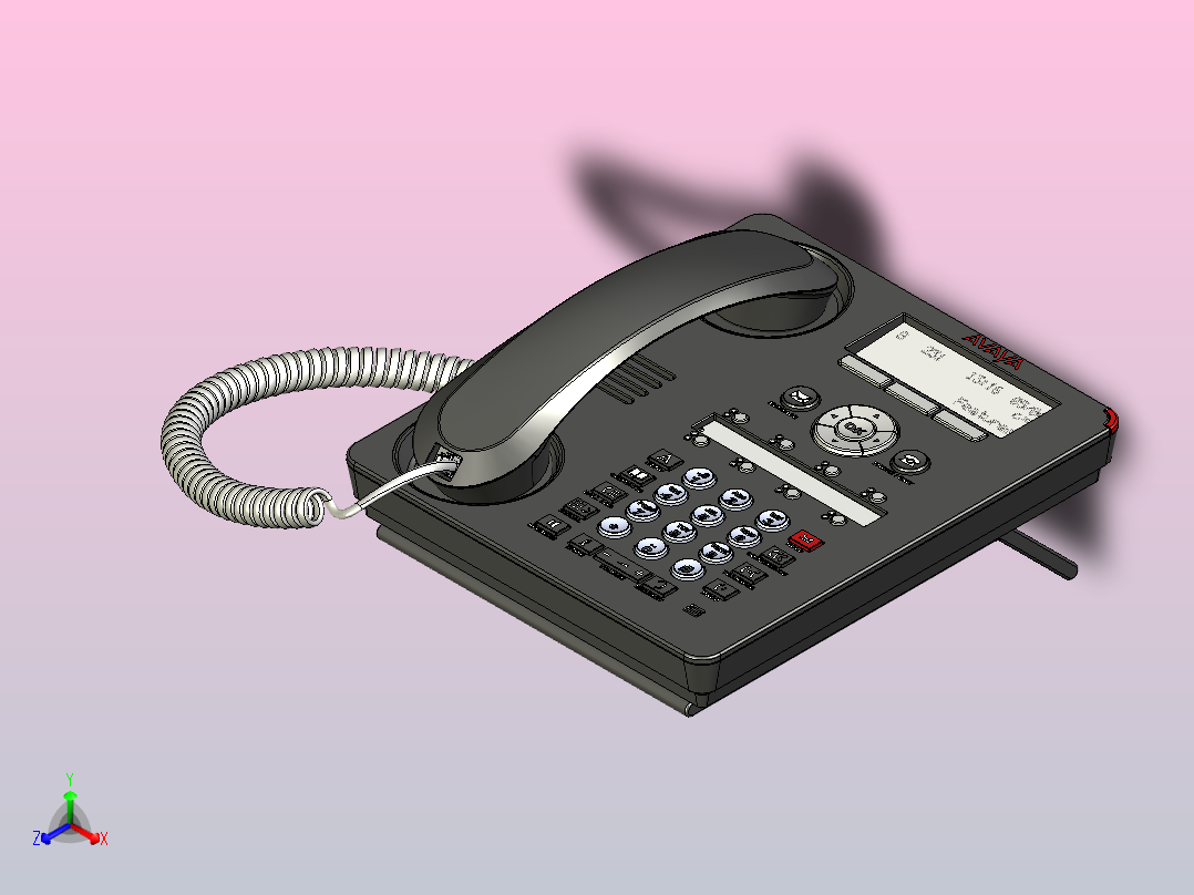 电话Phone正等轴测图