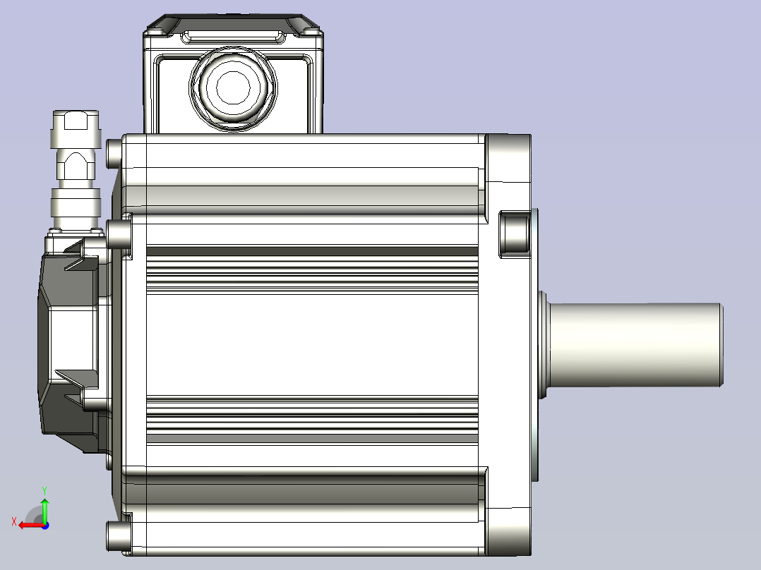 JSCC精研伺服电机 180ms1后视图
