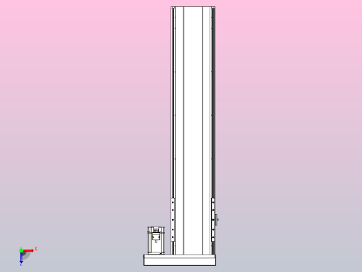 日规模组半封闭丝杆TPA-HNR-202D-2510C-L800-ML-Y-P75-N3俯视缩略图