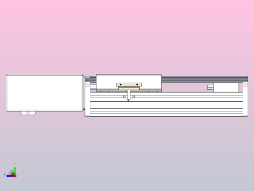 皮带直线轴半封闭可选导轨TPA-HNB-175D-140-L100-MR-C-P75-N3右视缩略图