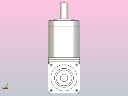 精密行星减速器60ZDF二级外形图T1 200W M4后视缩略图