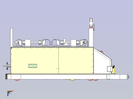 AGV自动引导小车3D图纸俯视缩略图