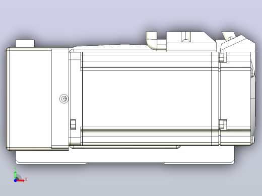 皮带直线轴半封闭可选导轨TPA-HNB-140D-120-L2000-ML-Y-P40-N3前视缩略图