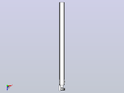 皮带直线轴半封闭可选导轨TPA-HNB-140D-120-L2000-ML-Y-P40-N3俯视缩略图