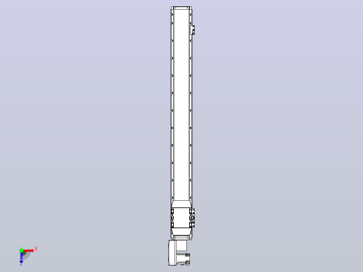 机器人皮带驱动直线轴TPA-GCB-120-P70-L1050-QL-M20-N3俯视缩略图
