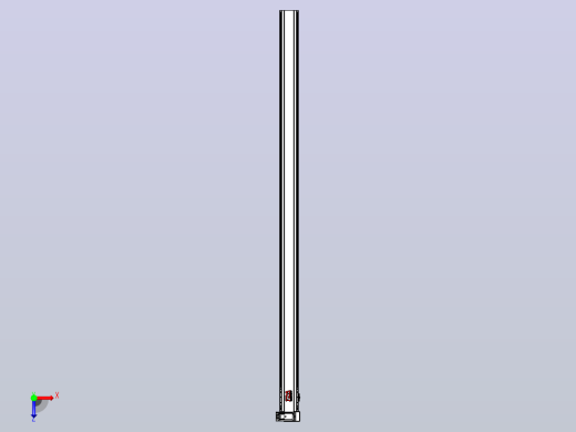 皮带直线轴半封闭可选导轨TPA-HNB-120D-110-L2400-RU-Y-P40-N3俯视缩略图