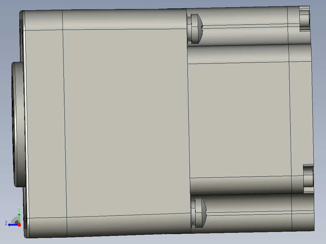 Z5BLD120W配5GUL型齿轮箱整机右视图