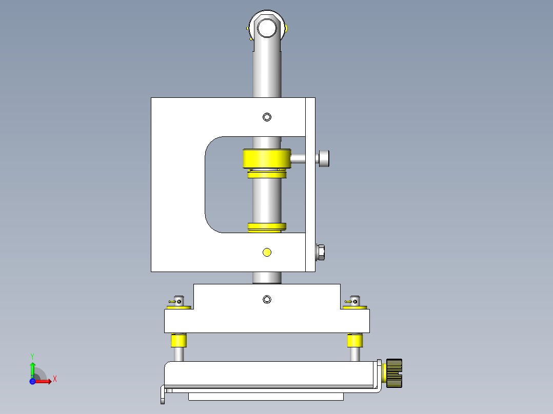 夹紧＆熔接装置前视图