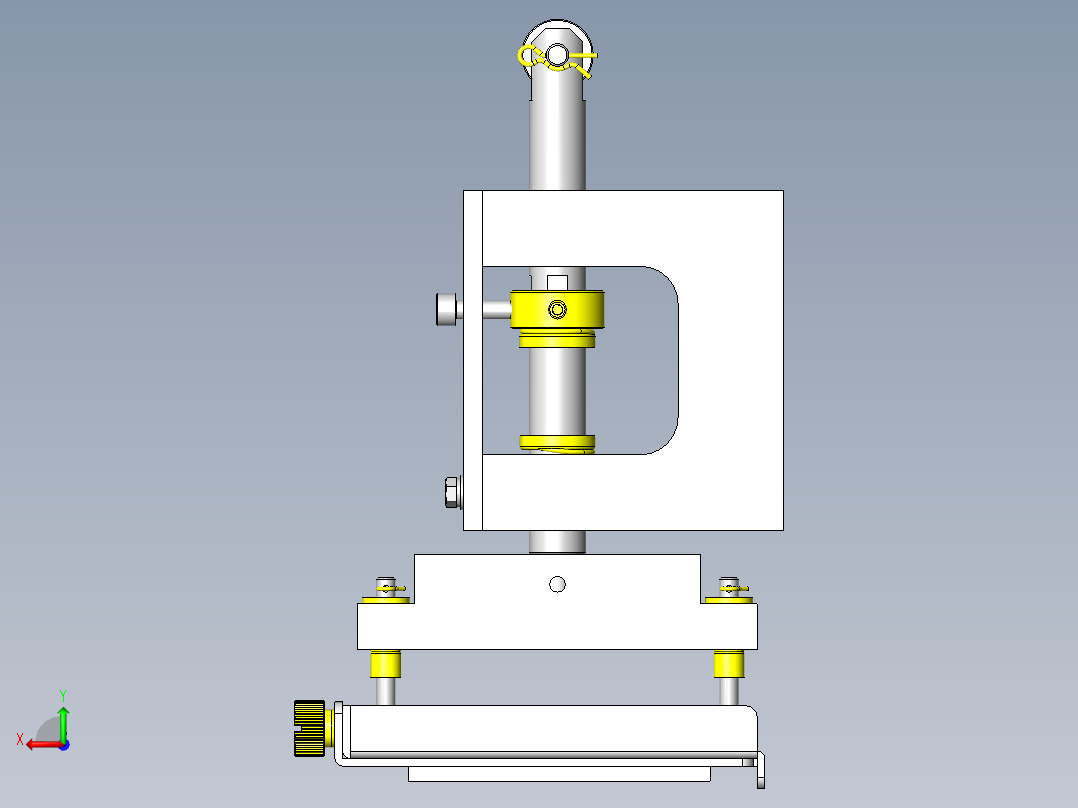 夹紧＆熔接装置后视图