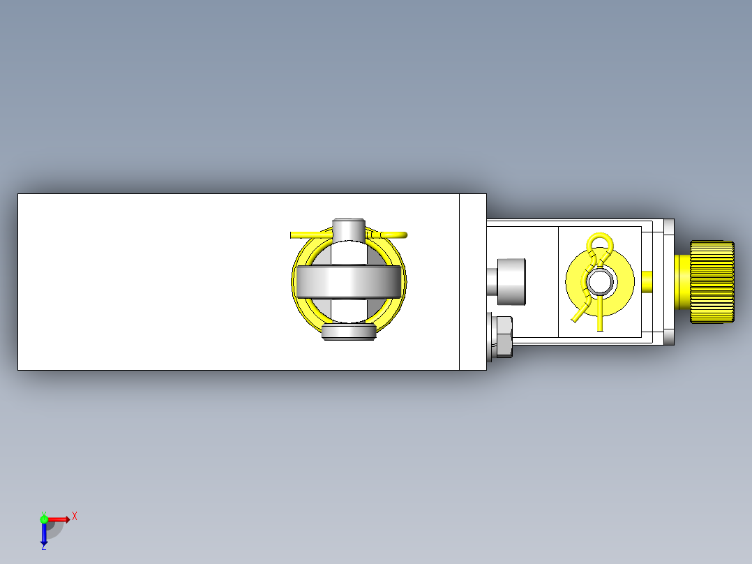 夹紧＆熔接装置俯视图
