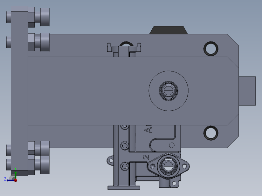 喷气管的2Xφ9压光面工装  JSQ13N20_03-1喷气管的φ9压光工装右视缩略图