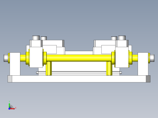夹紧夹具前视缩略图