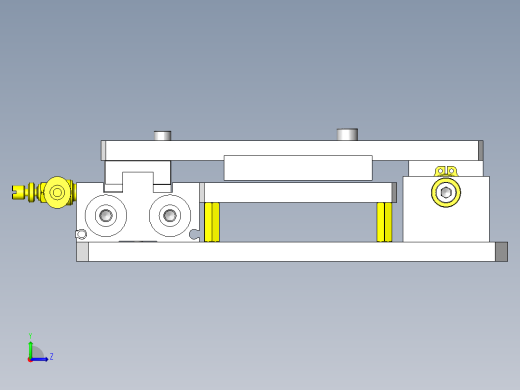 夹紧夹具左视缩略图