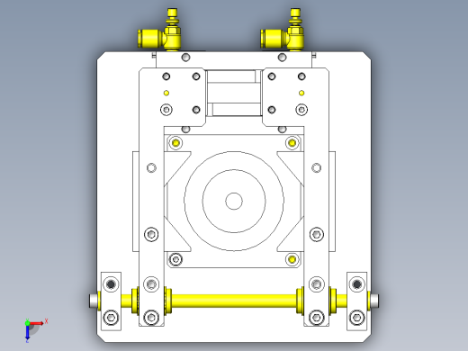 夹紧夹具俯视缩略图