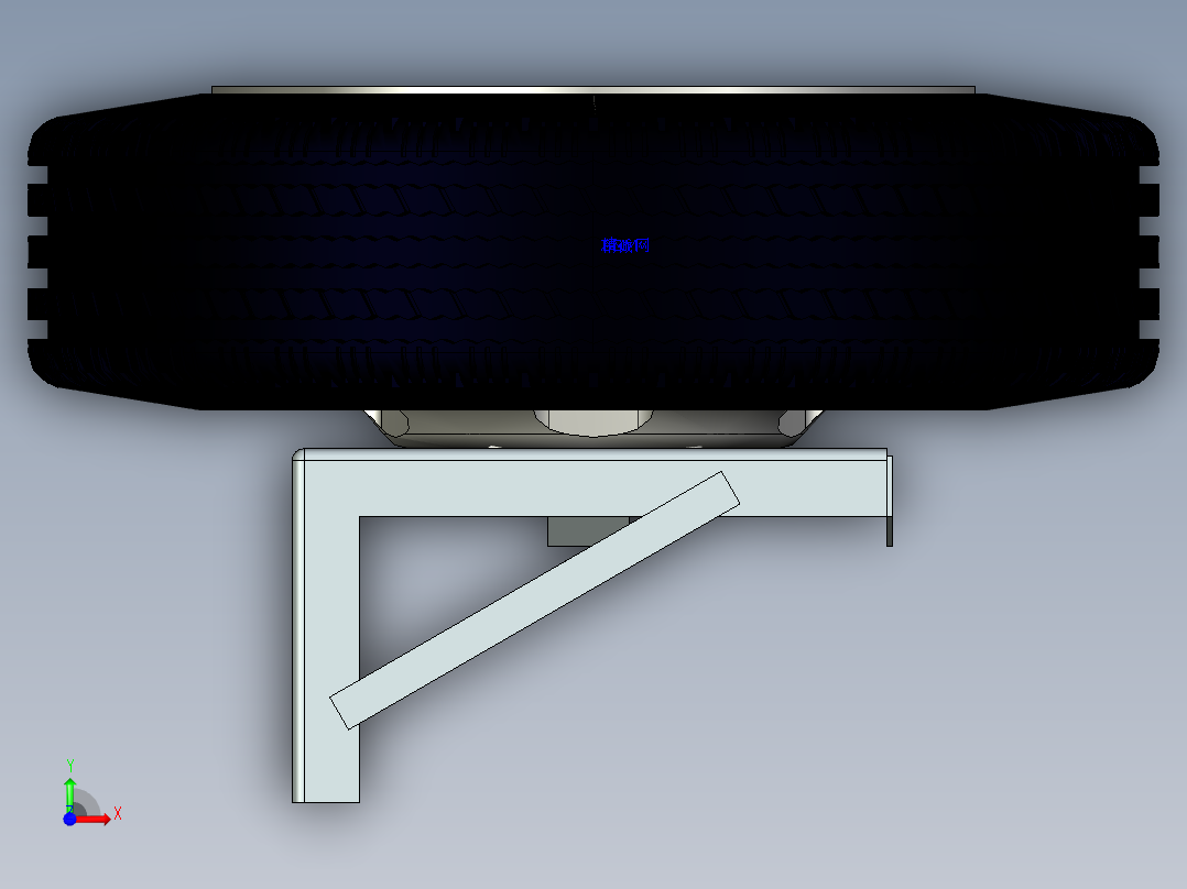 全落地式清障车全套数模 cero2.0.zip前视图