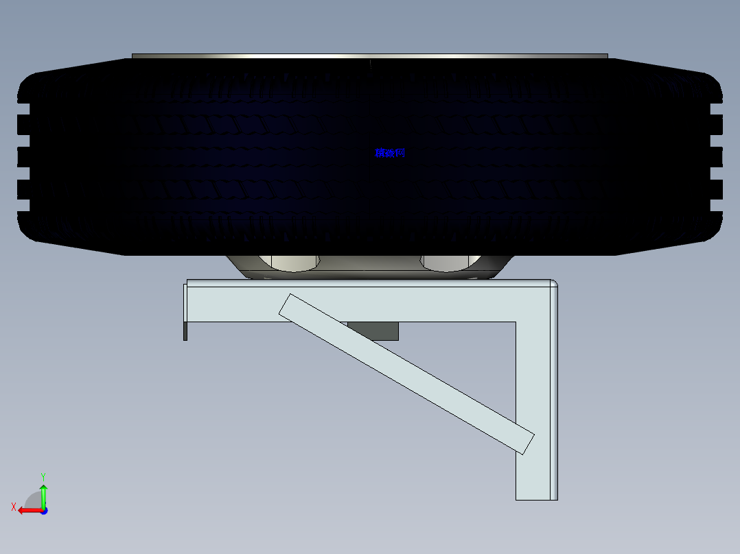 全落地式清障车全套数模 cero2.0.zip后视图