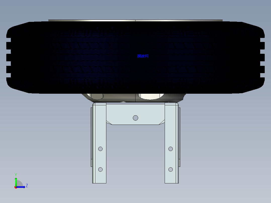全落地式清障车全套数模 cero2.0.zip左视图