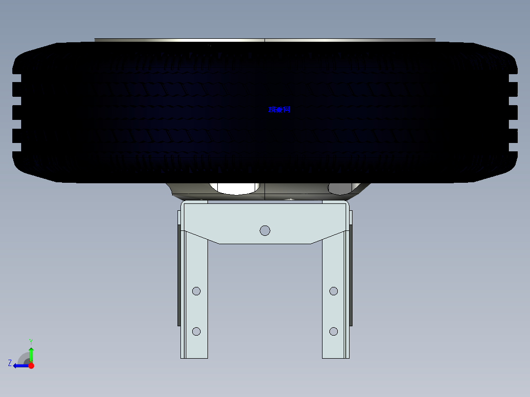 全落地式清障车全套数模 cero2.0.zip右视图